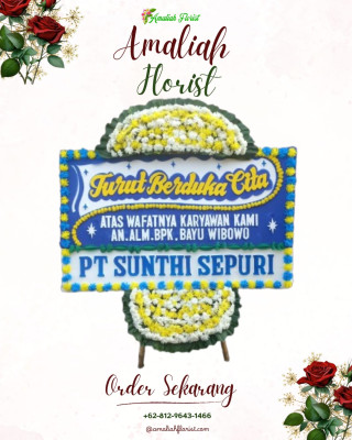 Papan Bunga Duka di Juwangi