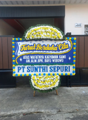 Papan Bunga Duka di Juwangi